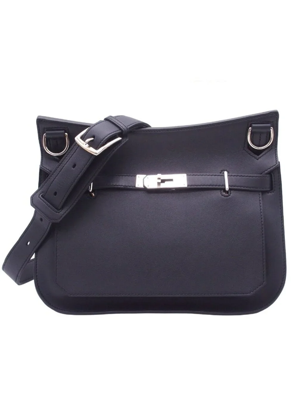 Hermes Gipsiere 28 Bicolor Blue Nuit Rose Purple Silver Swift Shoulder Bag
